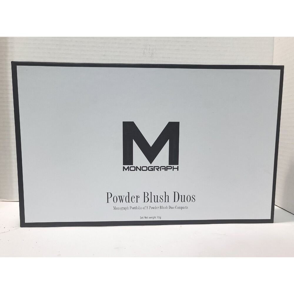 MONOGRAPH Powder Blush Duos Compacts, 16 Different Colors New